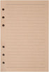 MALEDEN Refills Lined Paper - Refillable A6 Paper for 5x7 Journal Notebook Inserts, 200 Lined Pages