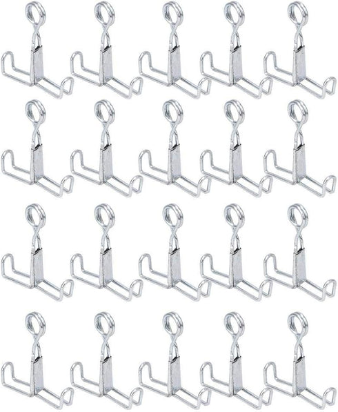 20Pcs Flat Jaw Pinchcocks Tubing Clamps - Stainless Steel Clip for Laboratory Supplies