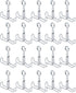 20Pcs Flat Jaw Pinchcocks Tubing Clamps - Stainless Steel Clip for Laboratory Supplies