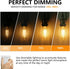 BORT ST58/ST19 Vintage LED Edison Bulbs, Warm White 2700K, Dimmable 6W Edison Light Bulbs, 60W Equivalent, 700LM, E26