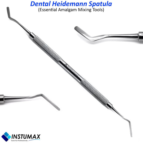 Set Dental Composite Resin Filling - Spatula & Plugger, Ball Burnisher, Condensa Silicone, Heidemann Spatulas, Amalgam