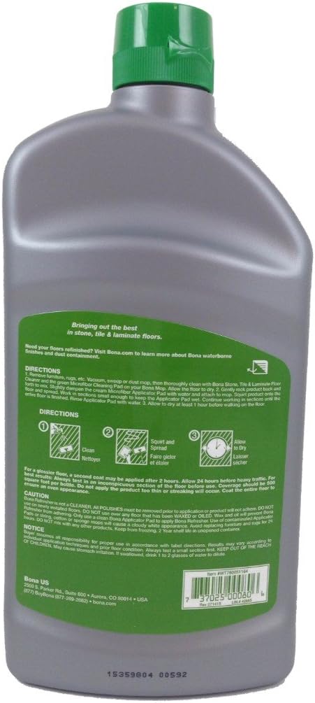 Wt760051164 32 0z Bona Pro Series Stone, Tile and Laminate Floor Refresher