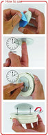 cakuuma 10 (5pcs) Magnetic Smoke Detector Installation Tool,Quick and Easy Fastening Ceiling Mounted Kit for Smoke