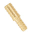 Metalwork Brass Barb Fitting, 1/4" Barbed x 3/16" Reducing Splicer Mender, Hose Adapter Joiner Connector (Pack of 2)