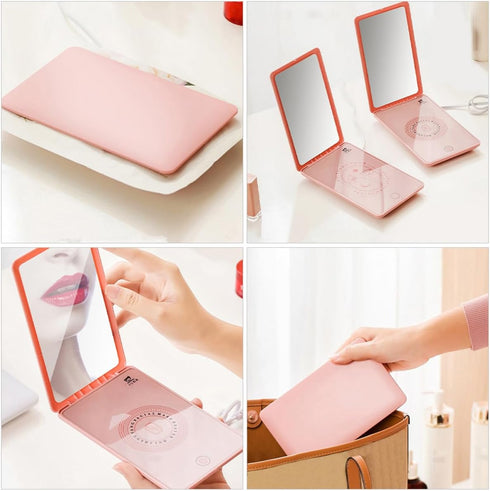 LIFKOME Facial Mask Heater with Mirror - Travel-Friendly