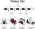AceMining Mop and Broom Holder Wall Mount, 5 Racks and 4 Hooks, Heavy Duty Storage for Home Kitchen