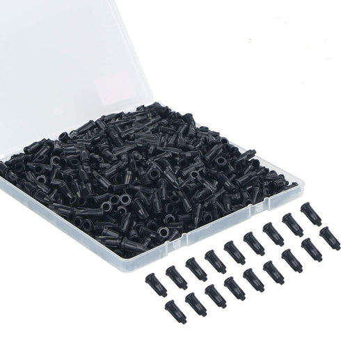 1000 Value Pack Luer Lock Syringe Tip Caps with Storage Box, Dispensing Needle Tip Cap