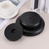 5.25" 1.2" 2pcs PATIKIL x Wooden Lamp Base, Round Solid Wooden Base Wood Desk Lamp Display Stand Replacement