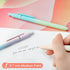 Gel Pens, 5 Pcs Black Ink Pens for Women, 0.7mm Medium Point, Smooth Writing Pens with Silicone Grip