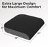 Koelbs Extra Large Seat Cushion, Stylish Plush Velvet Cover, X-Large Memory Foam for Office Chair, Floor Pillow