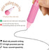 Retractable Ballpoint Pens, Fine Point (0.5mm), Black Ink, 4-Count Pack, Cute Sekura Pens for School Office Supplies