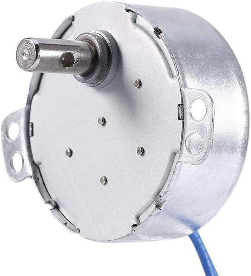 Yosoo 2pcs Synchronous Turntable Motor 50/60Hz AC 100~127V 4W for Hand-Made, School Project, Model (15-18RPM)