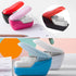 Black Red Stapleless Stapler, Press Staple Free Handheld Stapler, Portable Office Accessory for School