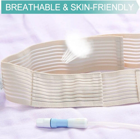Breathable Peritoneal Dialysis Belt - Stretch G/Peg Feeding Tube Holder, Medical Nursing Supplies, Medium