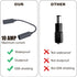 Fukaisu 20cm/7.87 Inch DC Cable Connector for Starlink Mini, Length Female to Female Extension Cord Connector Portable