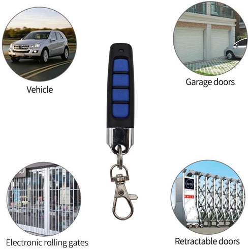 Gantch 4 433mhz Universal Copy Remote Control Smart Home, Buttons Cloning Wireless Remote Control Key Fob for Car