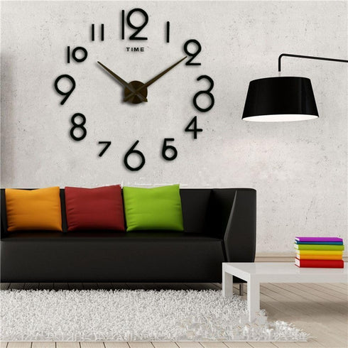 1 Set Black Clock Numerals Kit Clock Parts Digital Clock Numbers Roman Numerals Arabic Number for Replacement Repairing Clock Arabic Numerals Tools Home Improvement by Juroicessry