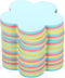 PATIKIL 2.7 x 2.7 Inch Flower Shape Sticky Notes, 6 Pads, Cute Self-Stick Memo Pads, 100 Sheets/Pad for Home Office