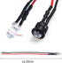 12 Volt 5Mm Pre Wired Led Light Emitting Diodes, Micro Led Lights Diodes for Model Assortment Kit, 12V Mini Single Bulbs