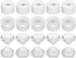uxcell 10 pcs 20mm LED Lens 60 Degree with White Holder for 1W 3W High Power LED Light