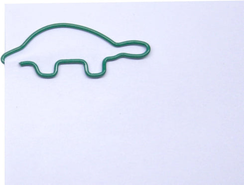Turtle Shaped Paper Clips, 100 Count Green, Great for Collectors or Office Gift, Comes in Round Tin with Lid