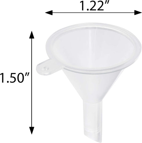 JUVITUS 2 oz Frosted Clear Glass Boston Round Pump Bottle - 12 Pack with Funnel