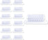 Y YOMA 12 Pack Plastic Hanging File Folder Tabs with Inserts, 1/5-Cut Adjustable Decorative Tab for Office Supplies,