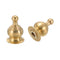 PATIKIL 17 x 28mm Lamp Finials Caps Knob, 2 Set Solid Brass Lamp