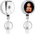 Generic Matryoshka Russian Strawberry Nesting Doll Retractable Badge Holder Metal ID Name Holder