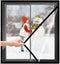 VOLLENC Window Insulation Film 150x185cm Black Window Insulation Kit Heavy Duty Window Insulation