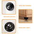 4pcs 45x45mm 360-degree NUOBESTY Self Adhesive Swivel Mini Caster Wheels, Rotation General Purpose Appliance Wheels