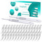 30 Pieces Scalpel Sterile Blades #10 with 2 Pack #3 Metal Scalpel Knife Handle & Storage Case for Biology Lab