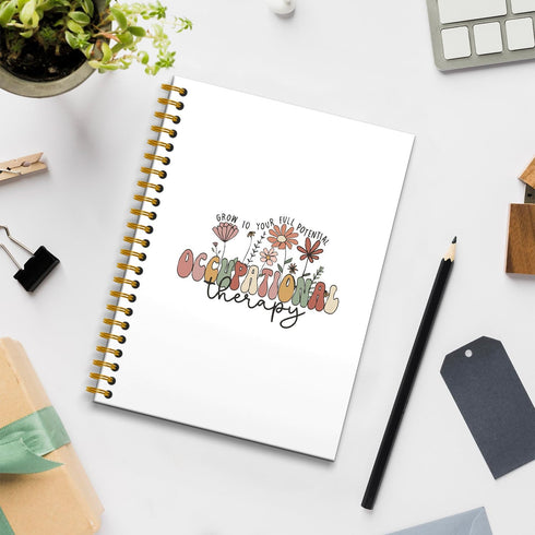 Occupational Therapy Notebook 5.5×8.3, Occupational Therapy Spiral Notebook,Occupational Therapist Notebook,Occupational Therapy Gifts,160 Pages