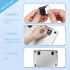 Skrfren 4pcs Portable Keyboard Riser, Mini Foldable Laptop Stand for Desk Self-Adhesive Plastic Invisible Laptop Feet