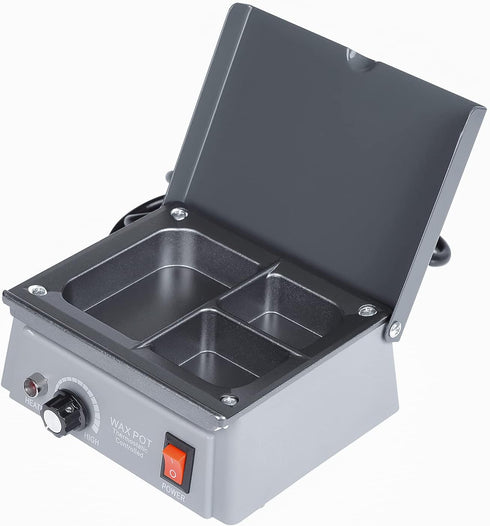 Dental Analog Wax Heater Warmer Pot JT-15 Lab Equipment in Black and Blue