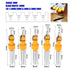 Countersink Drill Bit Set for Wood with Hex Key Wrench, 8mm Shank, 10mm Countersink Diameter, 5pcs Timber Carpentry