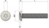 25PCS M8-1.25 x 16mm Button Head Socket Cap Screws - Stainless Steel 18-8, Full Thread, Allen Socket Drive, Plastic Box