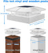 4x4 3 4x4 3.5x3.5 Peasur Solar Post Cap Lights Outdoor with Lighting Modes, LED Post Light Solar Powered Waterproof