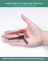 Mini Grabber Test Clip with 2MM Banana Jack, 2 PCS Multimeter Test Lead Hooks for Electronic Testing