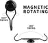E BAVITE Swivel Swing Black Magnetic Hooks, 60lbs Heavy Duty Neodymium Hooks, Pack of 8