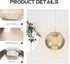 13.00X13.00X13.00CM ABOOFAN Glass Globe Lamp Shade Replacement Ball Lampshade Sphere Shade for Pendant Light Wall