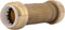 SharkBite 3/4 Inch PVC Slip Coupling, Push to Connect Brass Plumbing Fitting