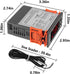 Digital LCD Temperature Controller 10A DC 24V Thermostat STC-1000 with 1m NTC Sensor, Heater Cooler Regulator
