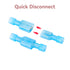 160PCS 16-14 AWG Female Nylon Spade Connector Kit, Quick Disconnect Wire Connectors, Tinned Copper Terminals