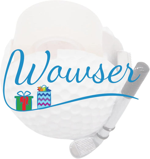 Golf Ball with Club Tape Dispenser, Sports Themed Desktop Accessory, Unique Office Supplies, Gifts for Men, 3.5 Inches