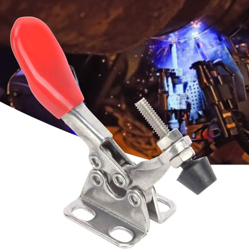 2pcs Toggle Clamps, 304 Stainless Steel, 27KG GH-201-ASS Quick Welding Fixture Hand Tool