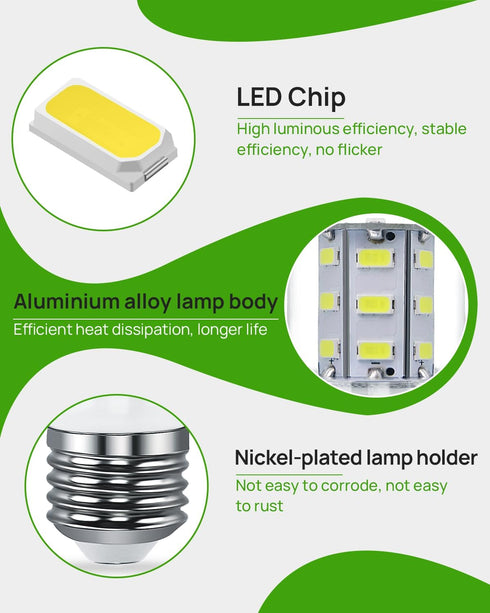 Upgraded KEI D34L Refrigerator Bulb 5304511738 LED Light Bulbs for Frigidaire Kenmore, 2 Packs