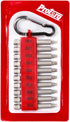 Assorted 10 Pieces Screwdriver Bits, 2 In. Square #1, #2, #3, S2 Steel