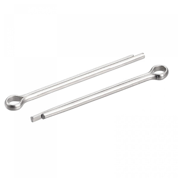 uxcell 30Pcs Split Cotter Pin, 2.5mm x 40mm Stainless Steel Clip Fastener for Automotive, Mechanics, Silver Tone