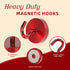 Neosmuk Magnetic Hooks Heavy Duty, 120lb Super Strong Magnet for Cruise Cabins and Fridge Hanging